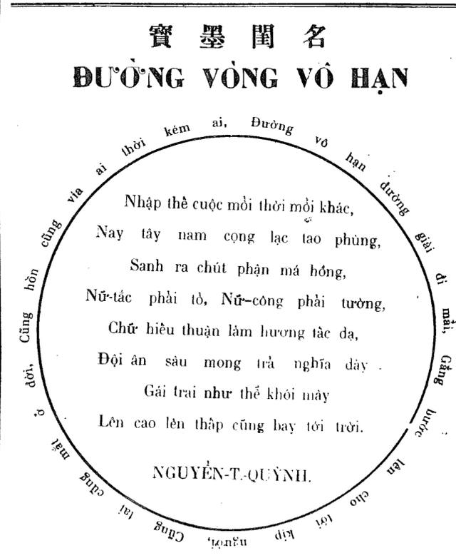 Một bài báo có tên Đường Vòng Vô Hạn
