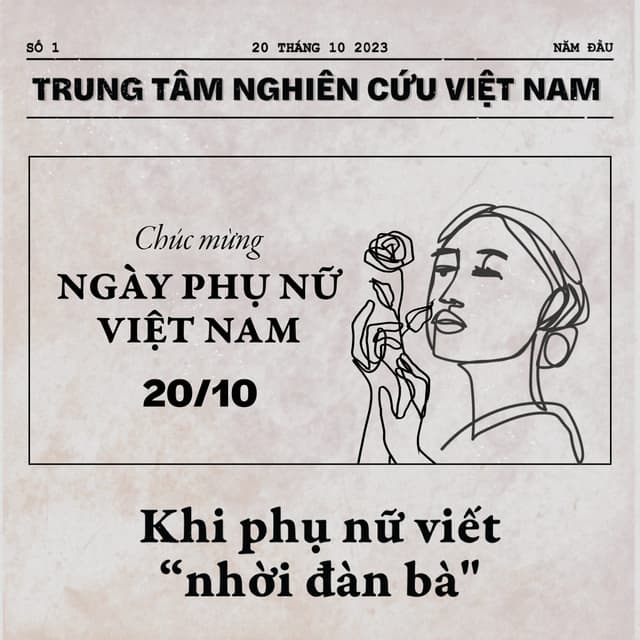 Bài viết Khi phụ nữ viết "Nhời đàn bà"
